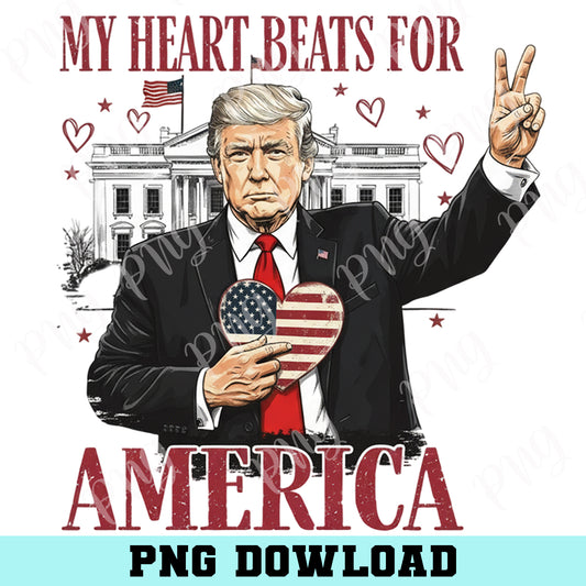 Trump America Valentine Png, Trump Valentine's Day PNG, White House Pink Trump 2026, Graphic PNG