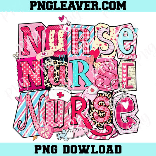 Valentine Nurse Life Retro Png, Nurse Practitioner Png, Silly Goose Nurse Sublimation Png
