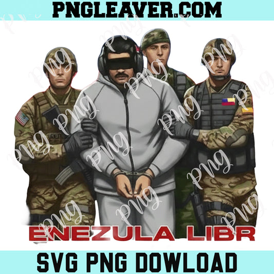 Venezuela Libre Png, Captured Live Maduro Graphic Crewneck Png, Venezuelan Freedom Protest Png