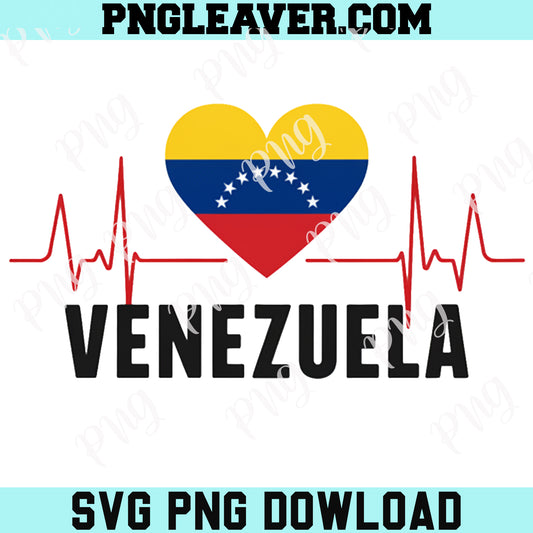 Venezuelan Flag Heartbeat Png, Venezuelan Png
