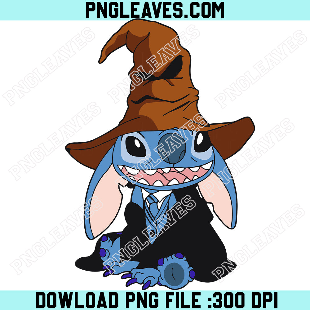 Wizard Stitch Mago Stitch SVG PNG, Wizard Stitch Hat SVG, Halloween PNG