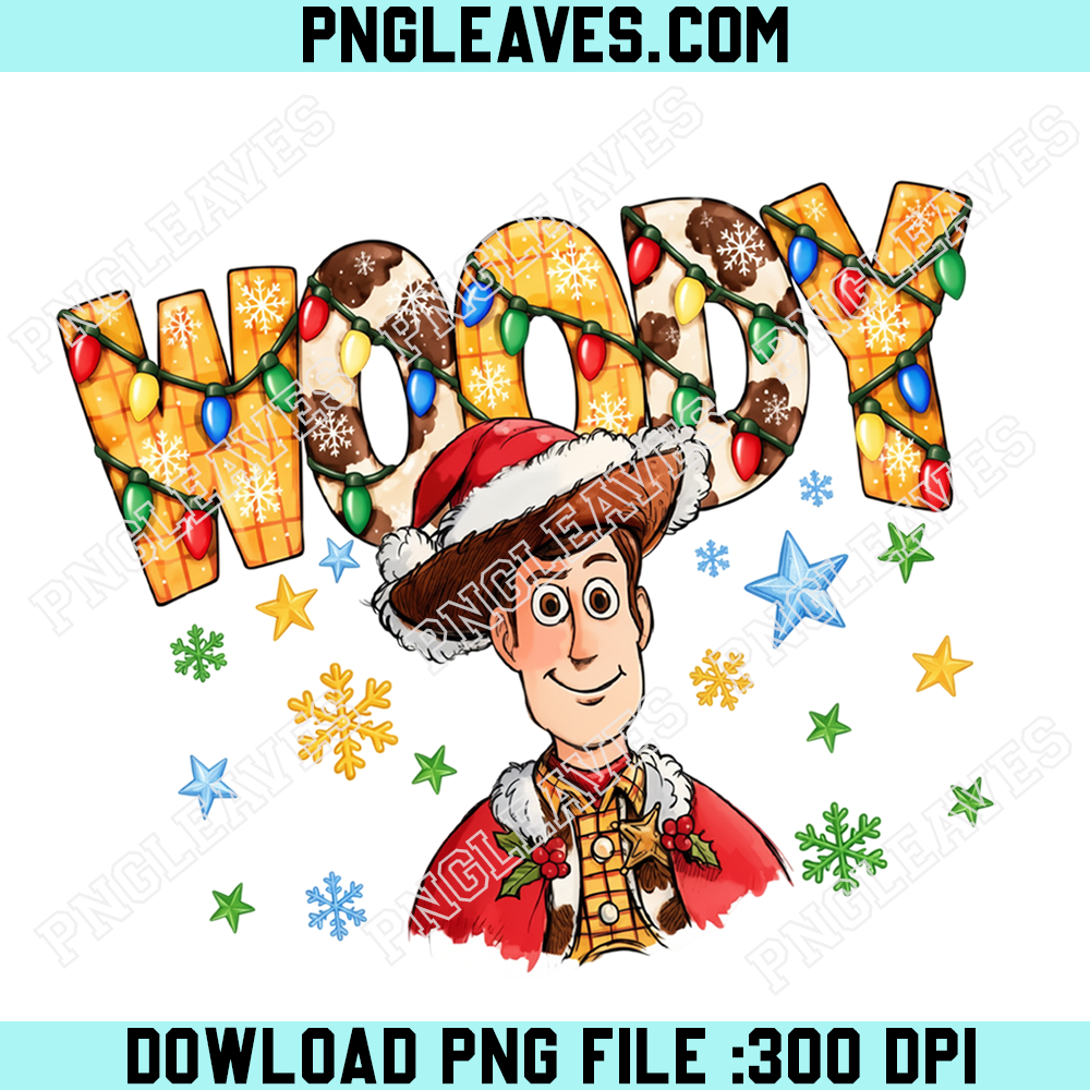 Woody Cowboy Christmas PNG, Toy Story Western Santa Hat PNG