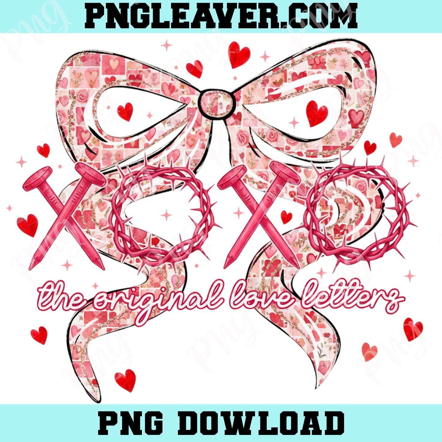 Christian XOXO The Original Love Letters Png, Christian Valentines Png, Valentine Day Christian Png