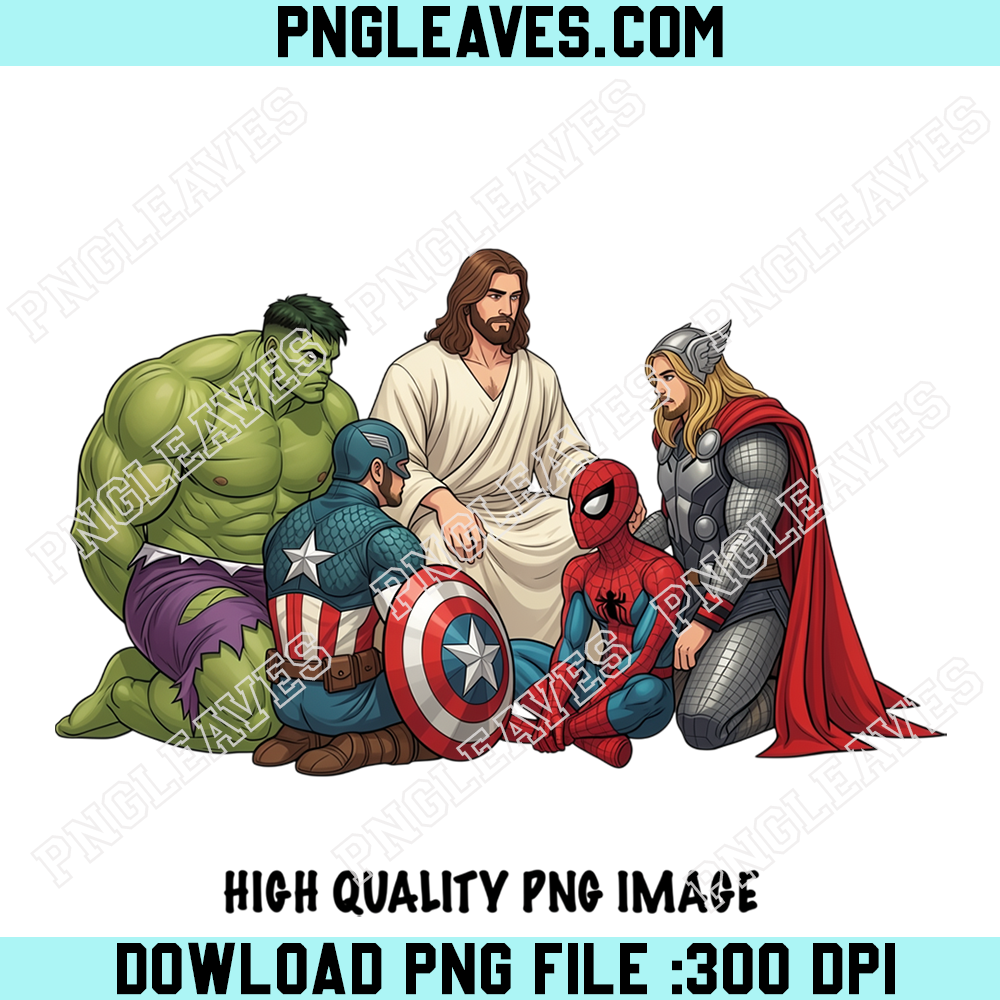 Faith And Heroes PNG, Christian Superhero Inspirational PNG