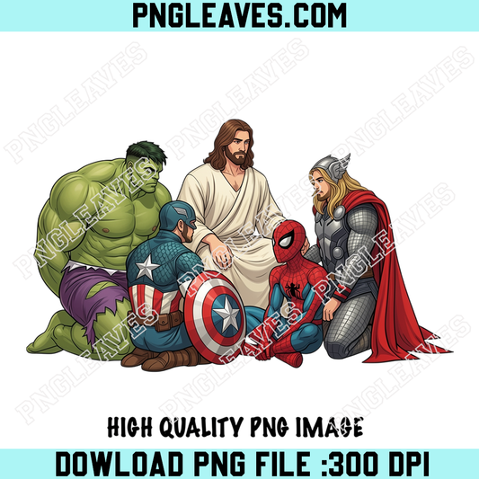 Faith And Heroes PNG, Christian Superhero Inspirational PNG