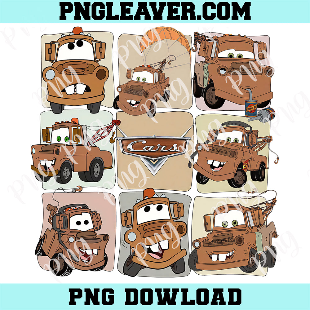 Disney Pixar Cars Mater Png, Pixar Cars Png, Mater McQueen Png