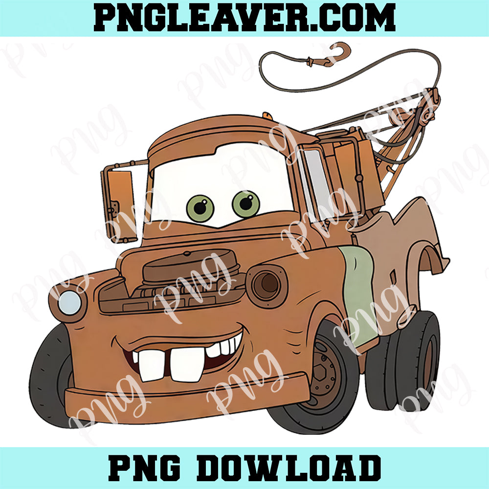 Pixar Cars Png, Disney Pixar Cars Mater Png