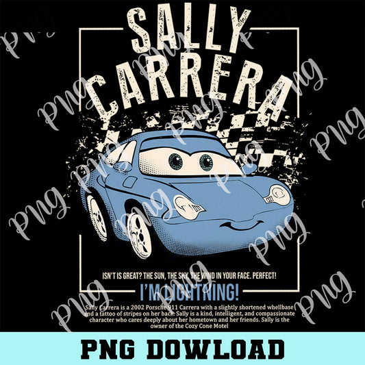 Retro Lightning Mcqueen Sally Png, Pixar Cars Disney Png