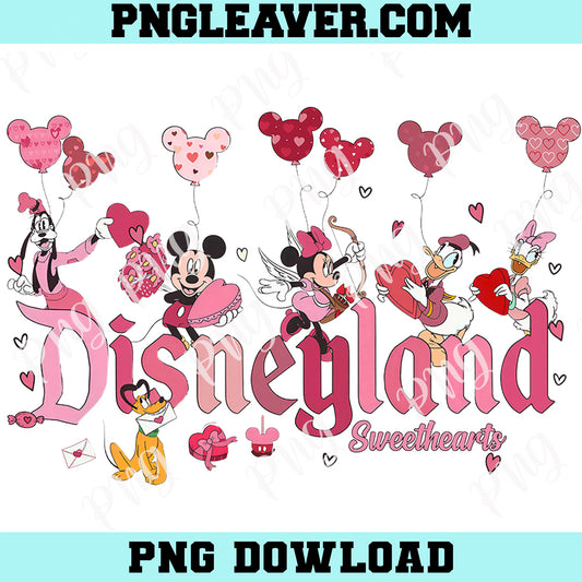 Disneyland Balloon Mouse Heart Png, Mickey And Friends Love Png