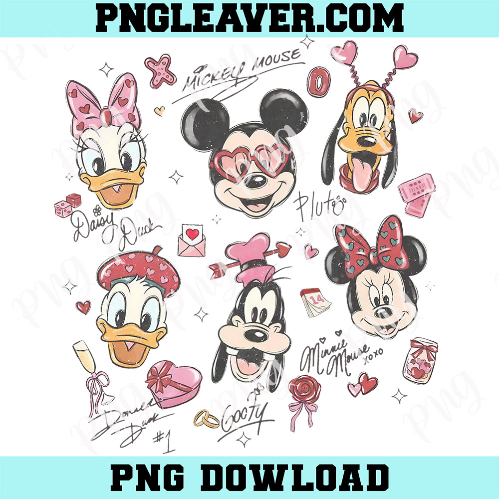Comfort Colors Mickey And Friends Png, Disney Matching Png