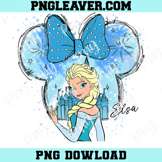 Princess Elsa Mouse Png, Anna Png, And Olaf Winter PNG